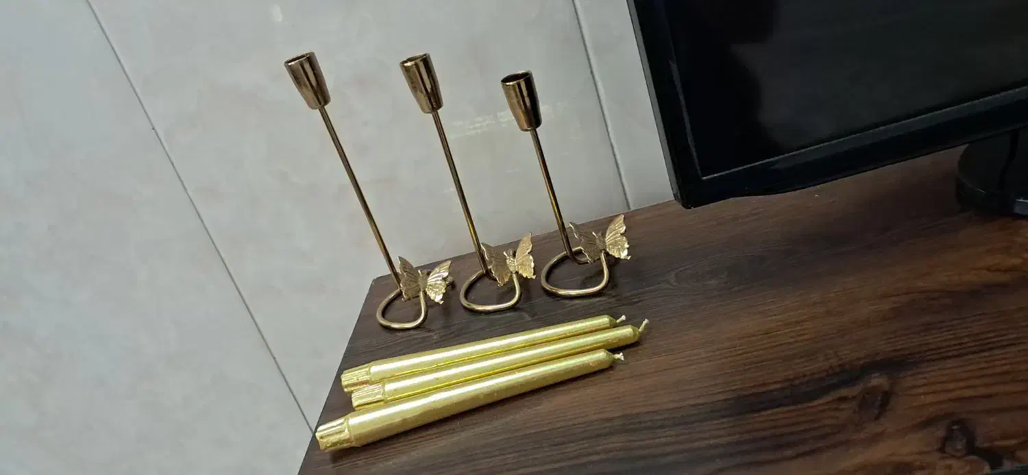 جا شمعی|صنایع دستی و سایر لوازم تزئینی|قم, شاه سید علی|دیوار