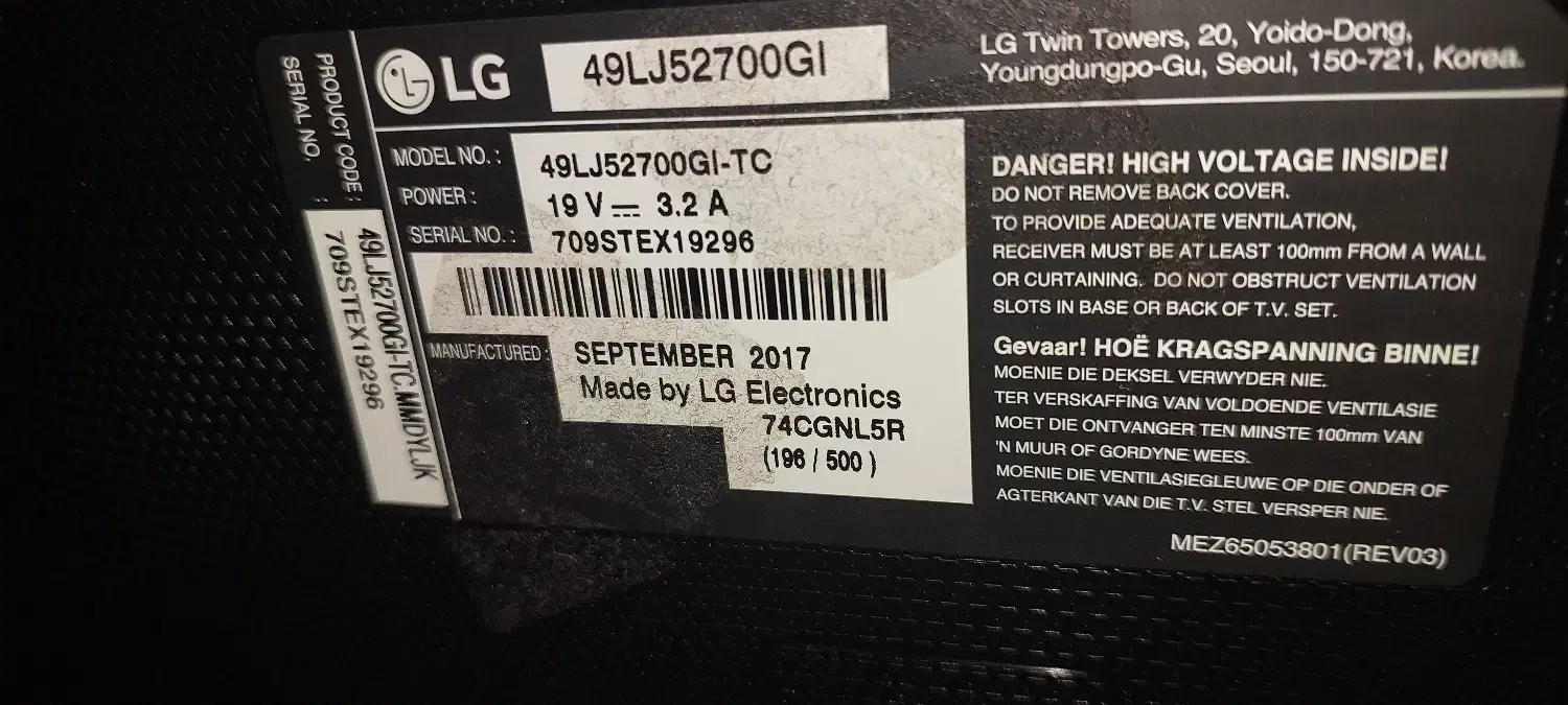 تلویزیون  LG ۴۹|تلویزیون و پروژکتور|قم, زنبیل آباد|دیوار