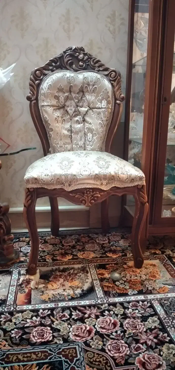 فروش مبل پایه سنگی.منبت شده.چوب راش|مبلمان خانگی و میز عسلی|پاکدشت, پاکدشت (مامازند)|دیوار