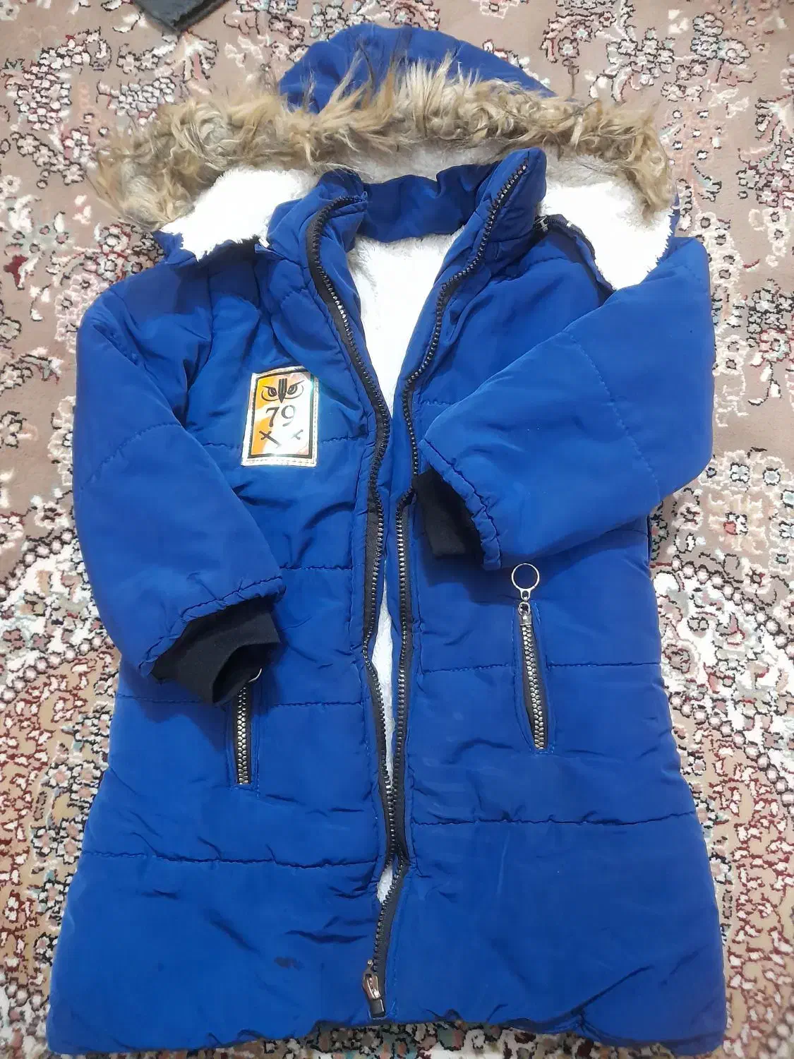 کاپشن سرمه ای|کفش و لباس بچه|آزادشهر, |دیوار