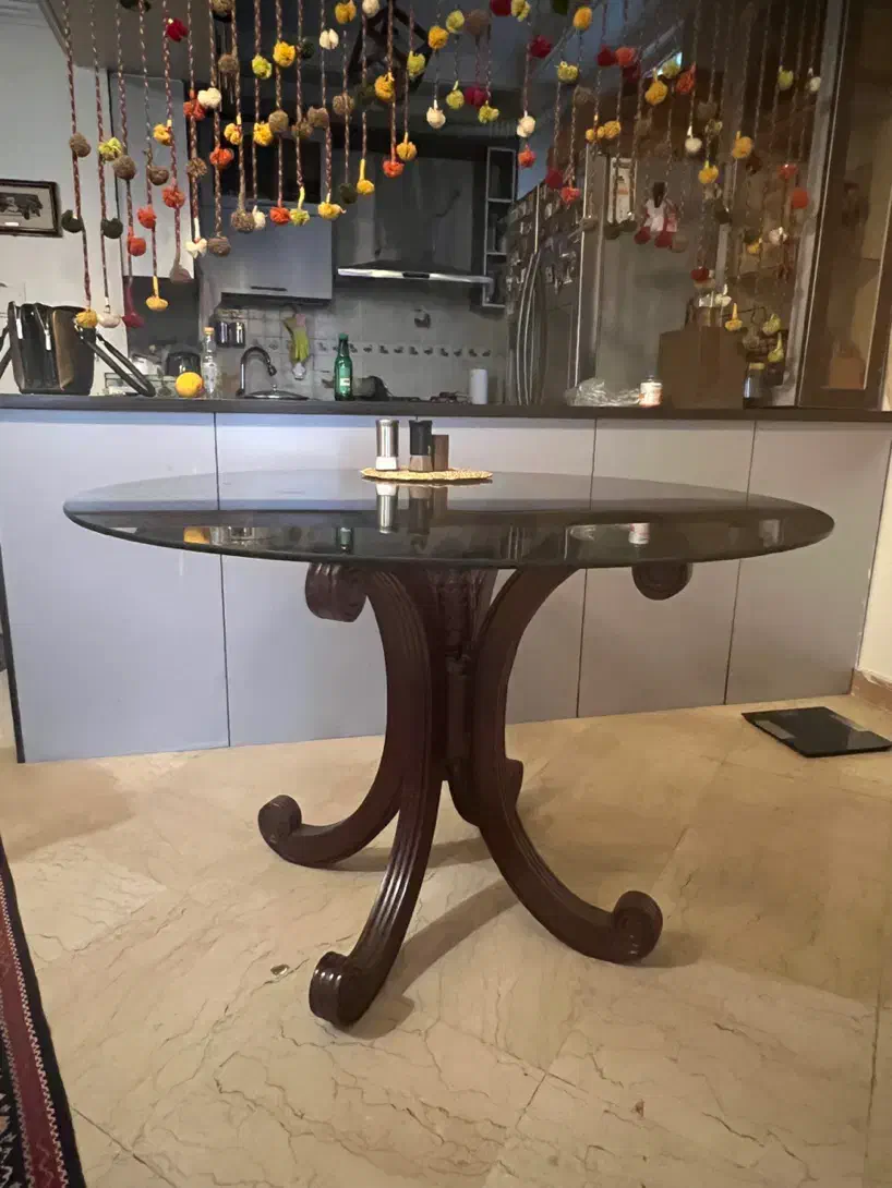 میز تک گرد بلوط|میز و صندلی غذاخوری|تهران, شهرک هما|دیوار