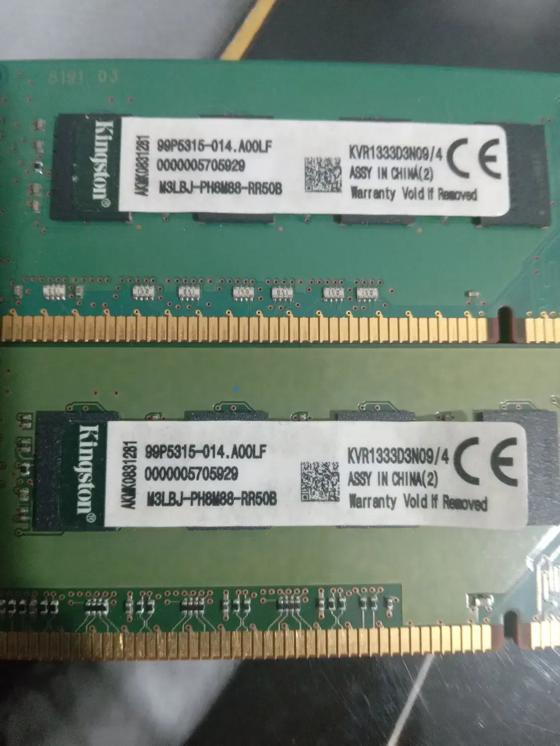 رم کامپیوتر 4 گیگ DDR3 مدل کینگستون|قطعات و لوازم جانبی رایانه|اهواز, رسالت|دیوار