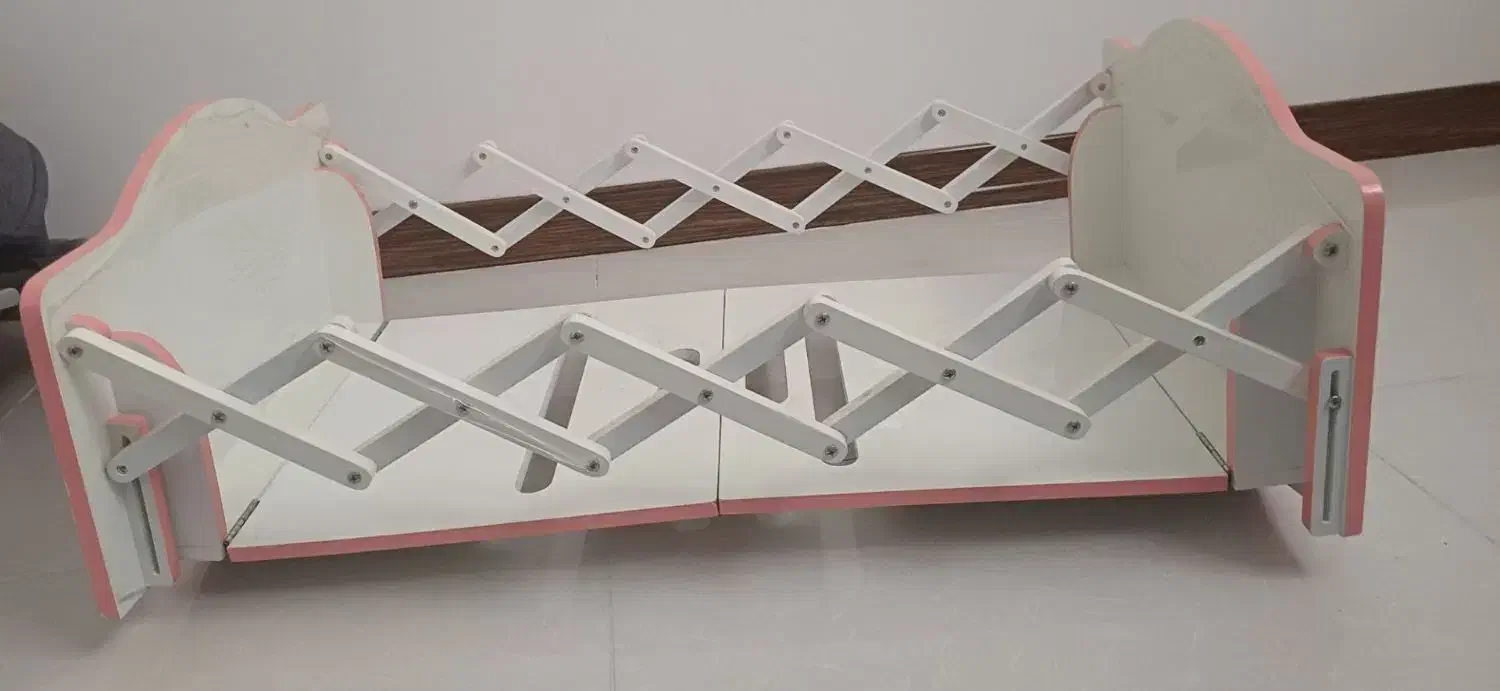 گهوار تاشو و مسافرتی سبک چوبی|تخت و صندلی بچه|شیراز, دارالرحمه|دیوار