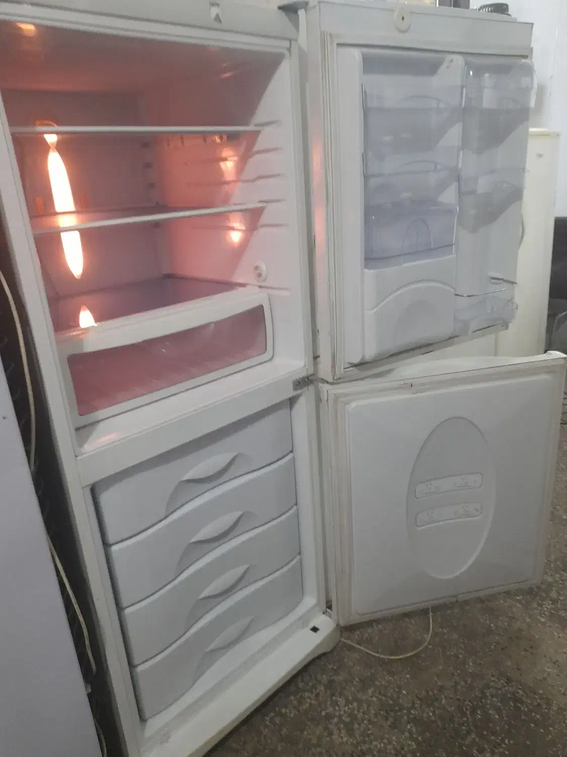 یخچال فریزر بدون برفک اسنوا snowa|یخچال و فریزر|الیگودرز, |دیوار