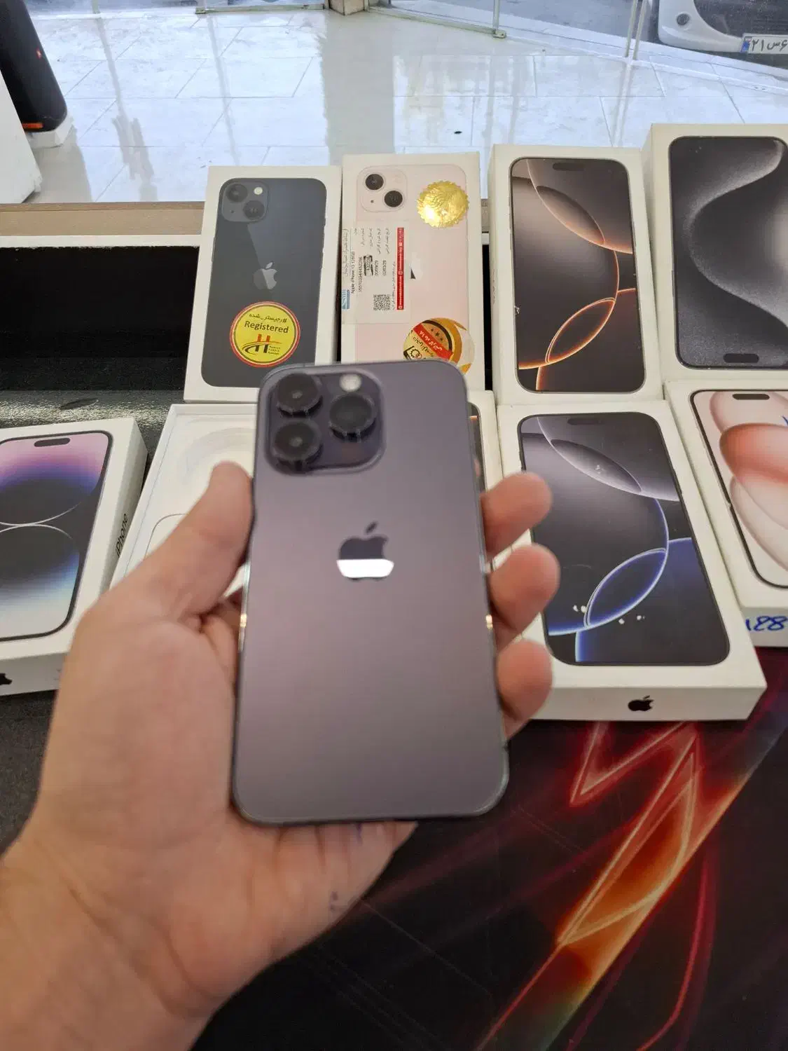 اپل iphone 14 pro با حافظهٔ ۲۵۶ گیگابایت|موبایل|کوهدشت, |دیوار