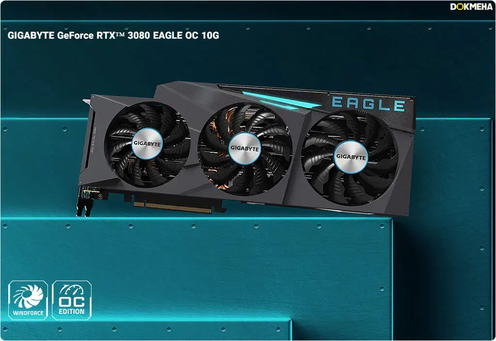 کارت گرافیک گیگابایت RTX 3080 EAGLE OC|قطعات و لوازم جانبی رایانه|تهران, آجودانیه|دیوار