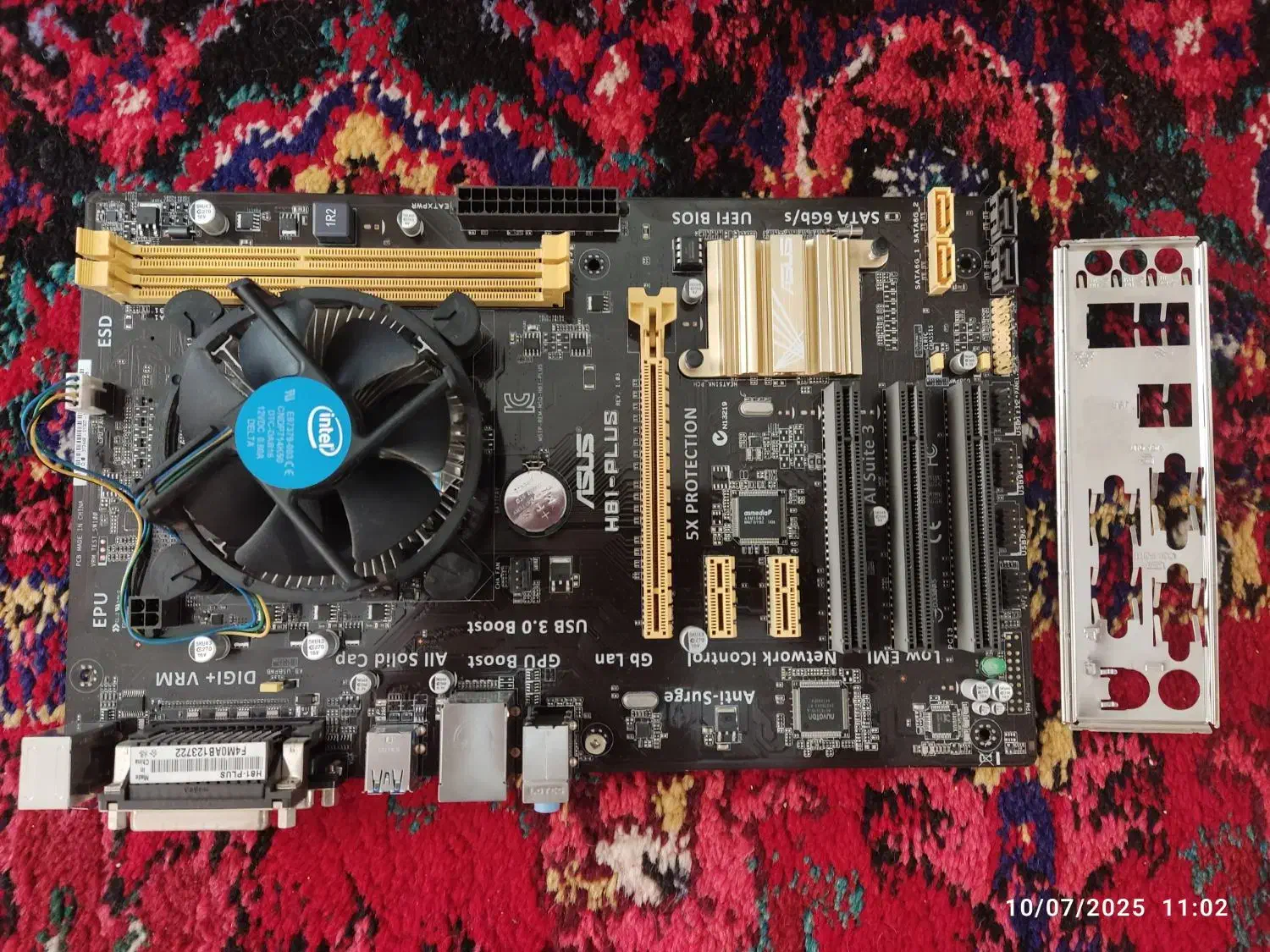 مادربرد ایسوسH81-plus وasus h61m-e|قطعات و لوازم جانبی رایانه|تبریز, |دیوار