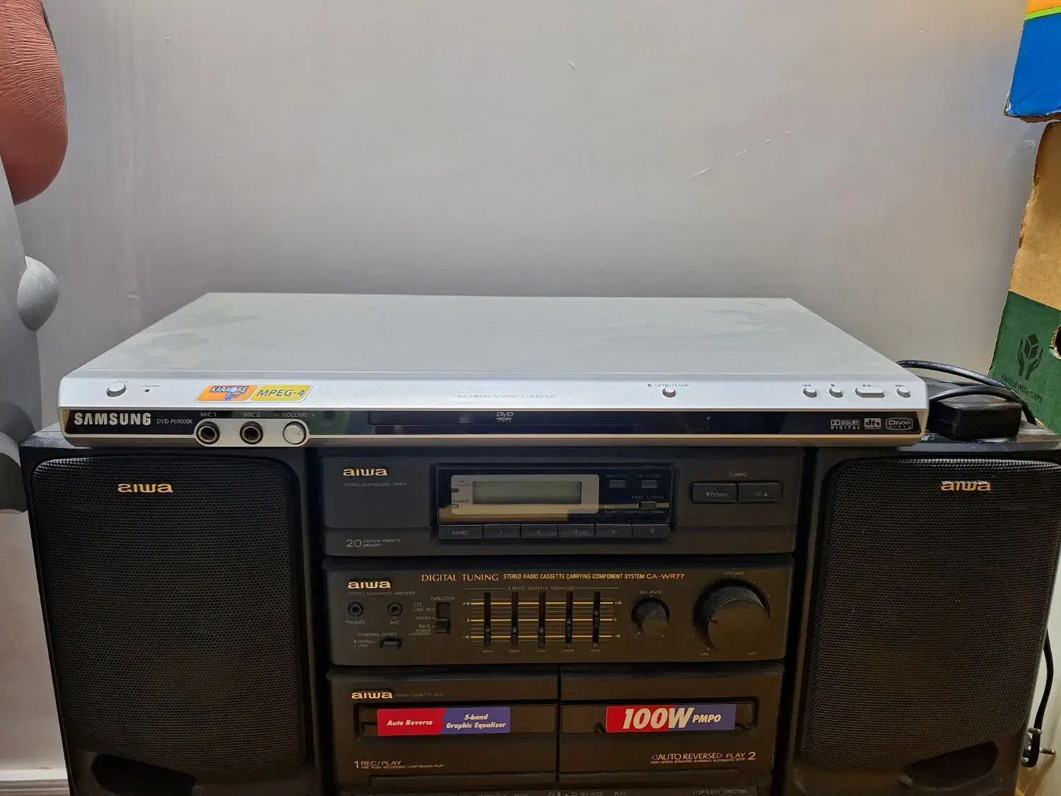 دستگاه دی وی دی سامسونگ اصل کره با کنترا|پخشکننده DVD و ویدیو|تهران, نارمک|دیوار