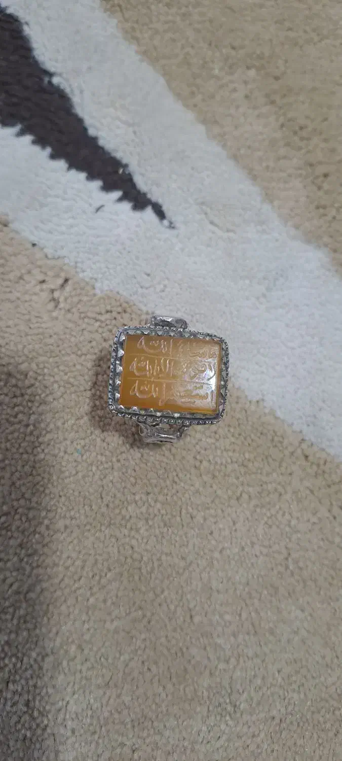 انگشتر عقیق وشرف الشمس وفیروزه|جواهرات|قم, خداکرم|دیوار