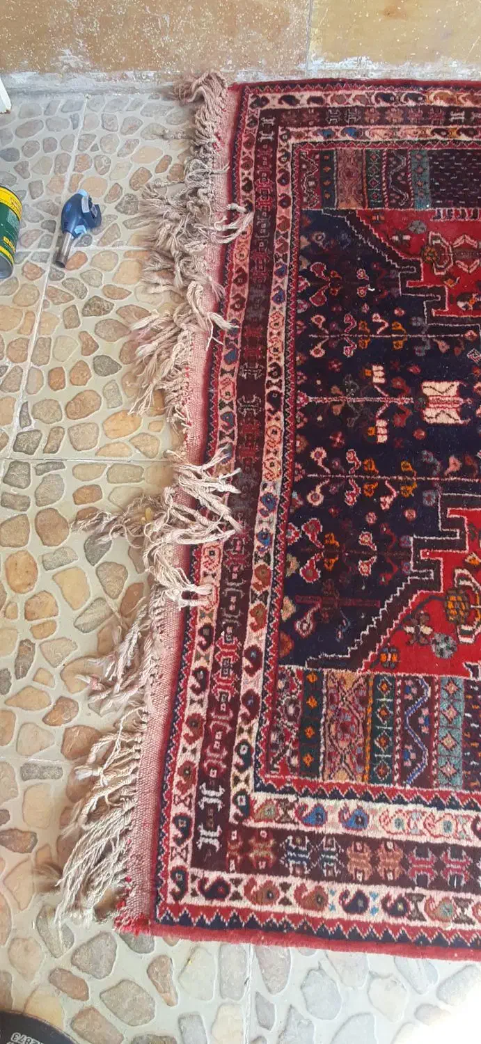 قالی محلی|فرش|مرودشت, مسجد رسول‎|دیوار