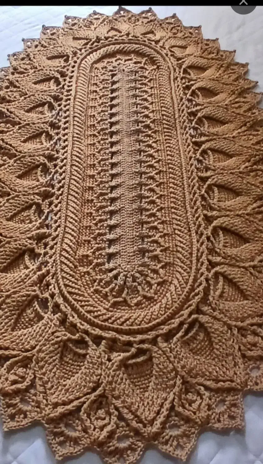 فرشینه بیضی طول 150 عرض 90 نسکا فه ای|فرش|تهران, علی‌آباد|دیوار