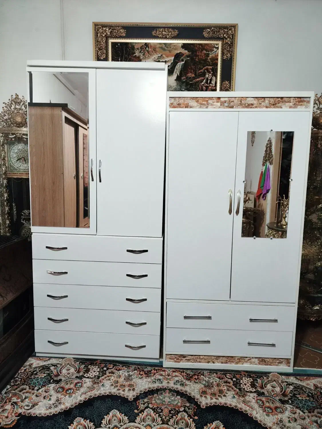 کمد دراور لباس نو ام دی اف دو تیکه|جاکفشی، کمد، دراور|قزوین, |دیوار