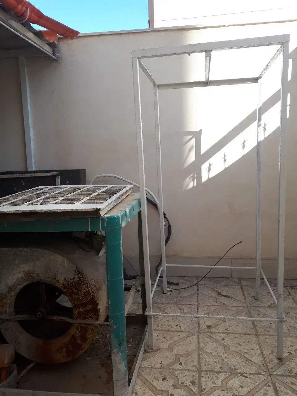 کولر آبی 5000 همراه با پایه بلند فلزی|کولر آبی|بجنورد, |دیوار