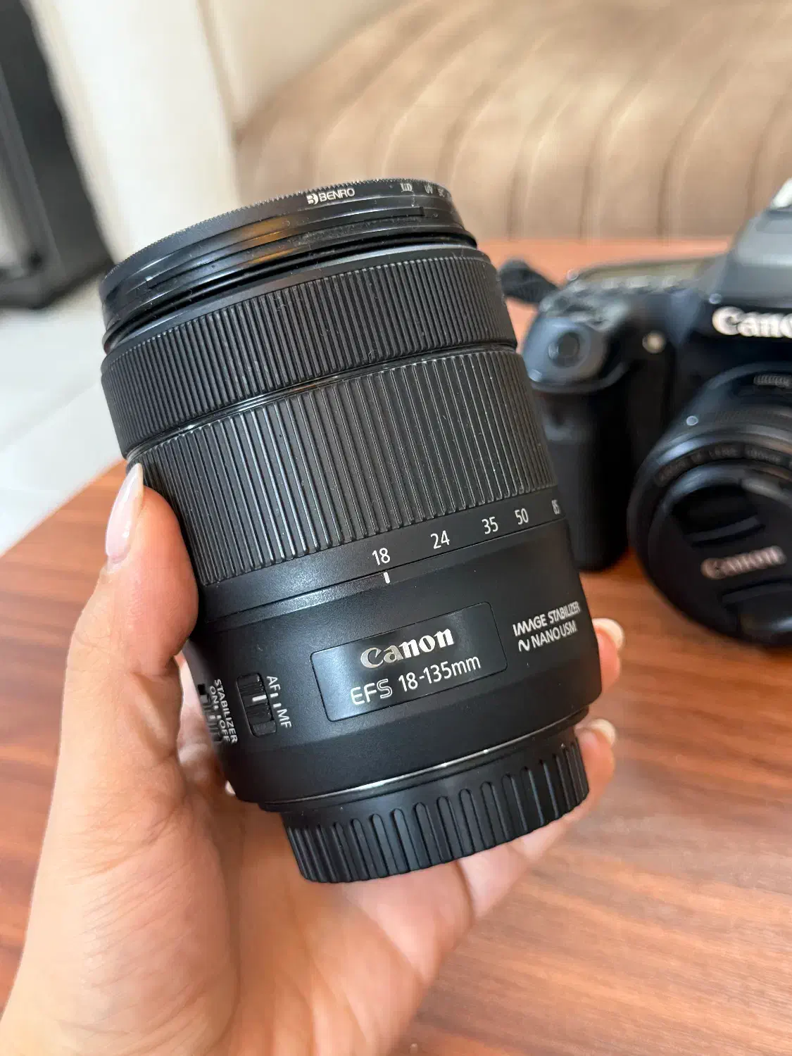 دوربین کنون 80D و دو عدد لنز|دوربین عکاسی و فیلم‌برداری|اسلام‌شهر, شهرک مفیدی|دیوار