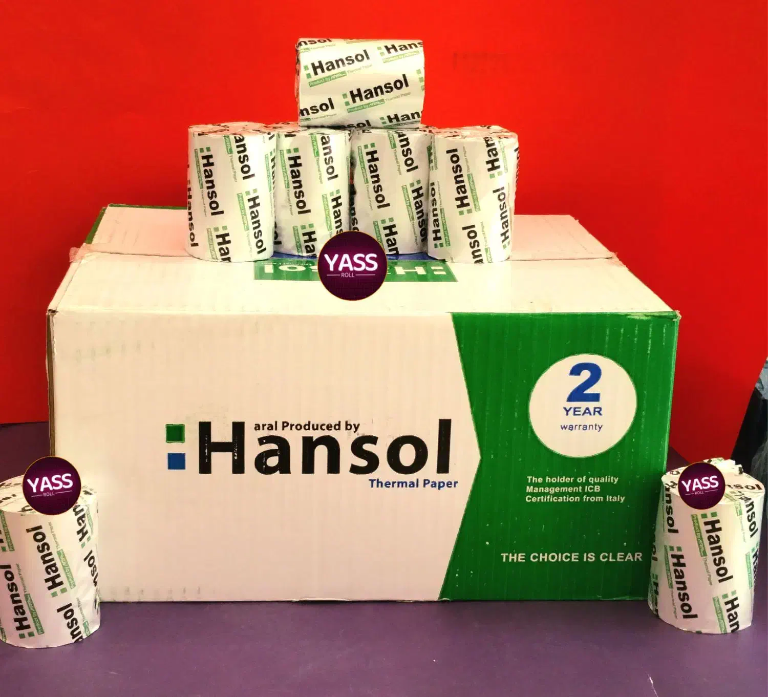 رول حرارتی۸سانت هانسول/ رول فیش پرینتر فروشگاهی|پرینتر، اسکنر، کپی، فکس|مشهد, موسوی قوچانی|دیوار