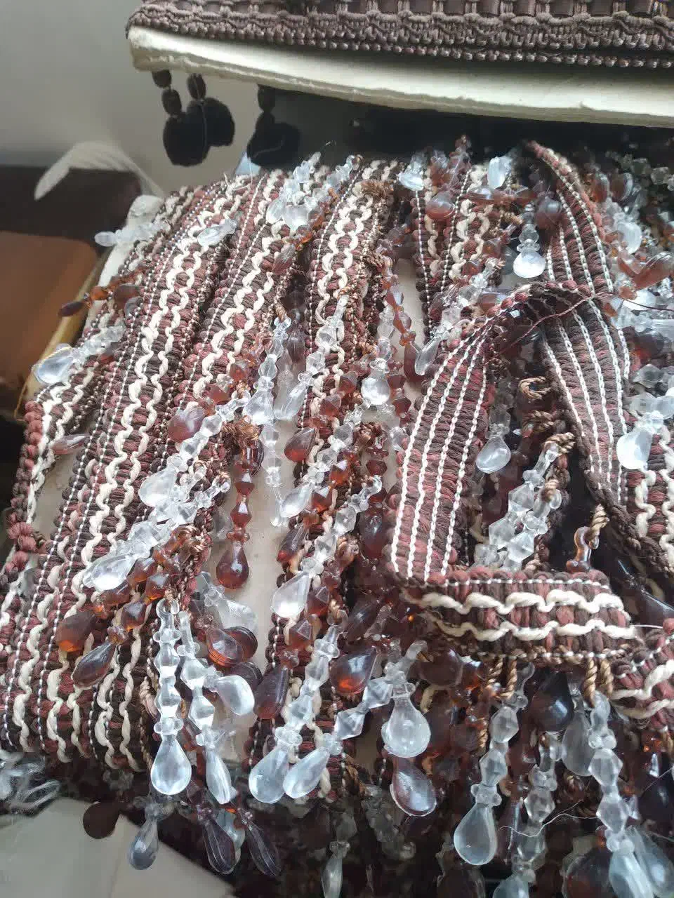 ریشه تزئینات|پرده، رانر، رومیزی|کاشان, بهشتی|دیوار