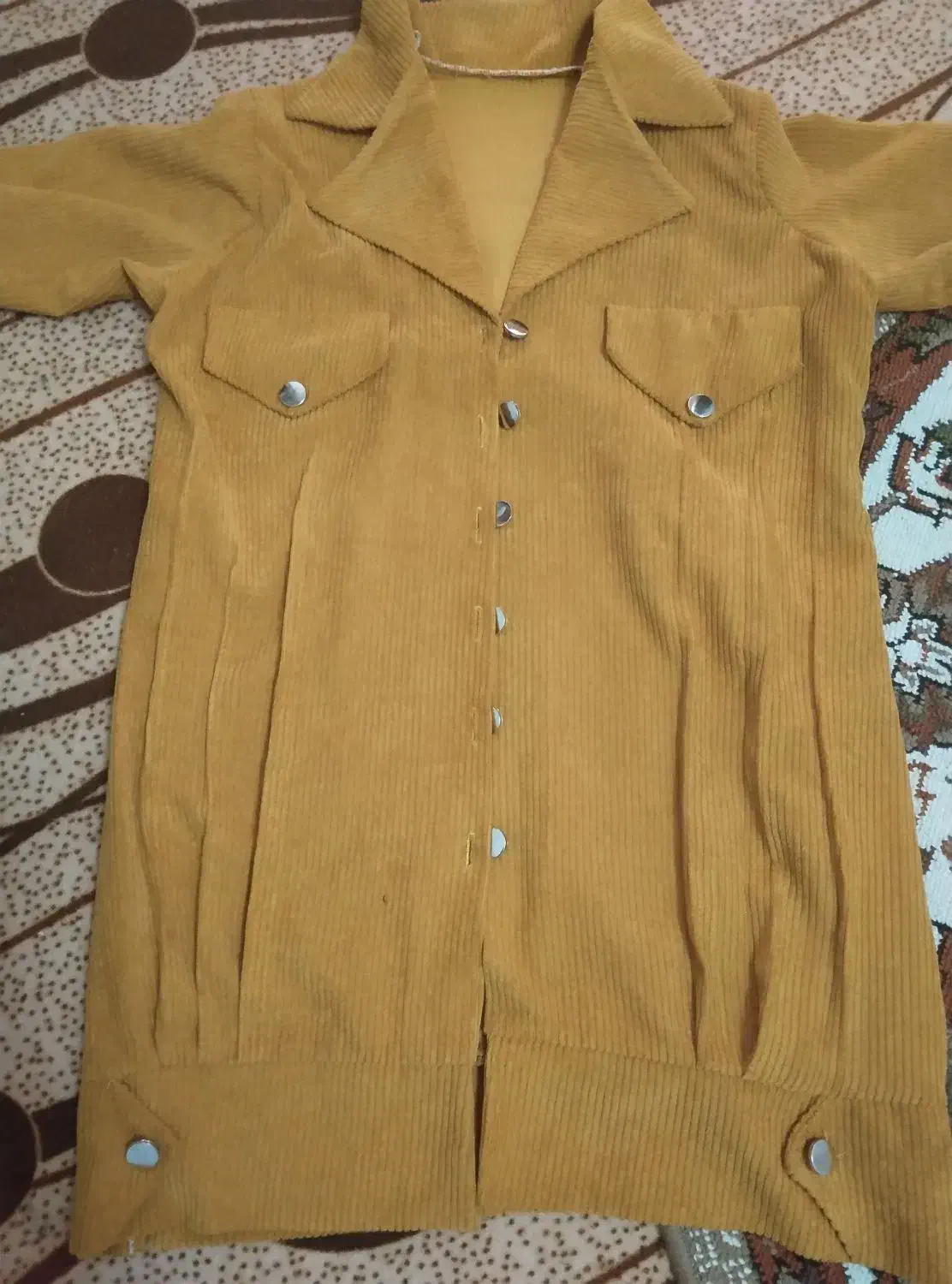 مانتو مخمل کبریتی کوتاه|لباس|نیشابور, جمهوری|دیوار