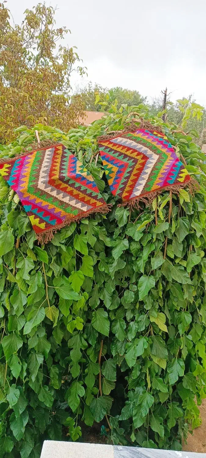 گلیم پشمی اعلا|گلیم، جاجیم، گبه|ری, شهرک نظامی|دیوار