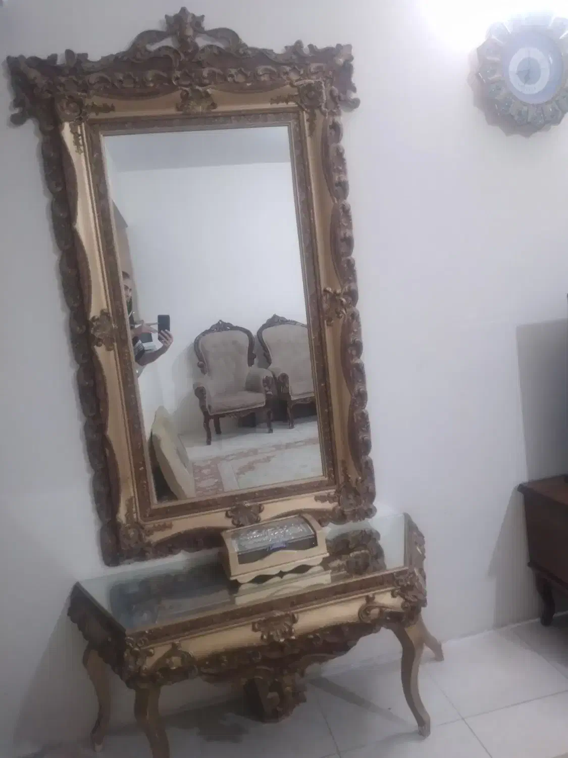 آینه شمعدان|آینه|چناران, |دیوار