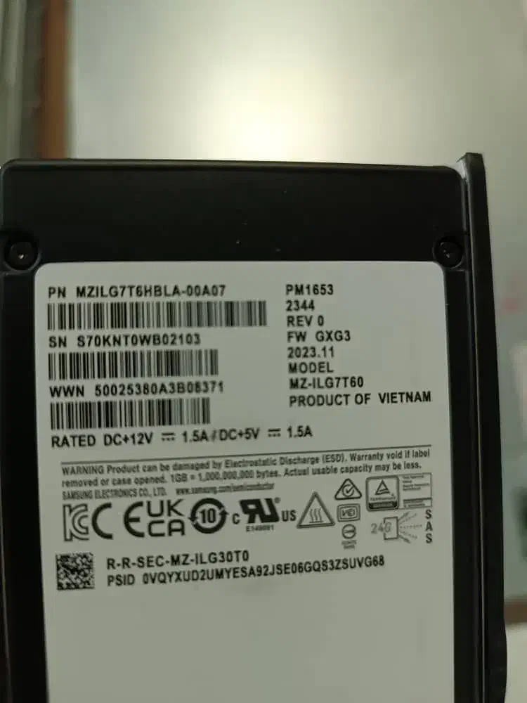 هارد سرور PM1653 7.6TB|قطعات و لوازم جانبی رایانه|تهران, آرژانتین|دیوار