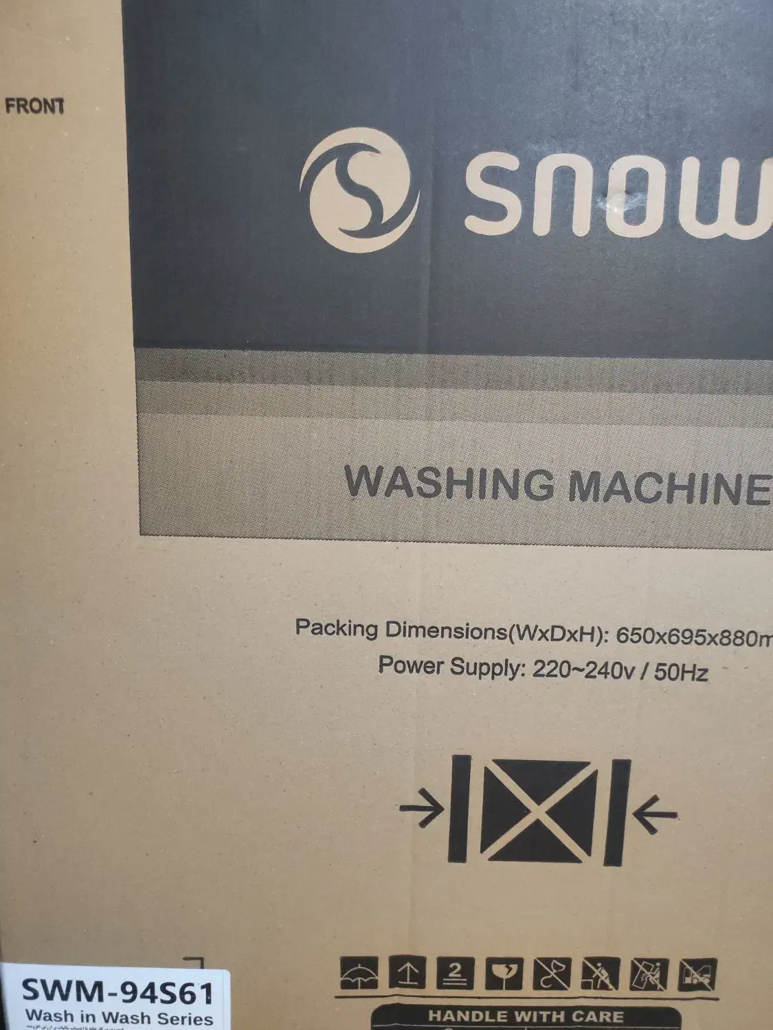 لباسشویی اسنوا 9 کیلیویی|ماشین لباسشویی و خشککن لباس|مرودشت, دولت آباد|دیوار