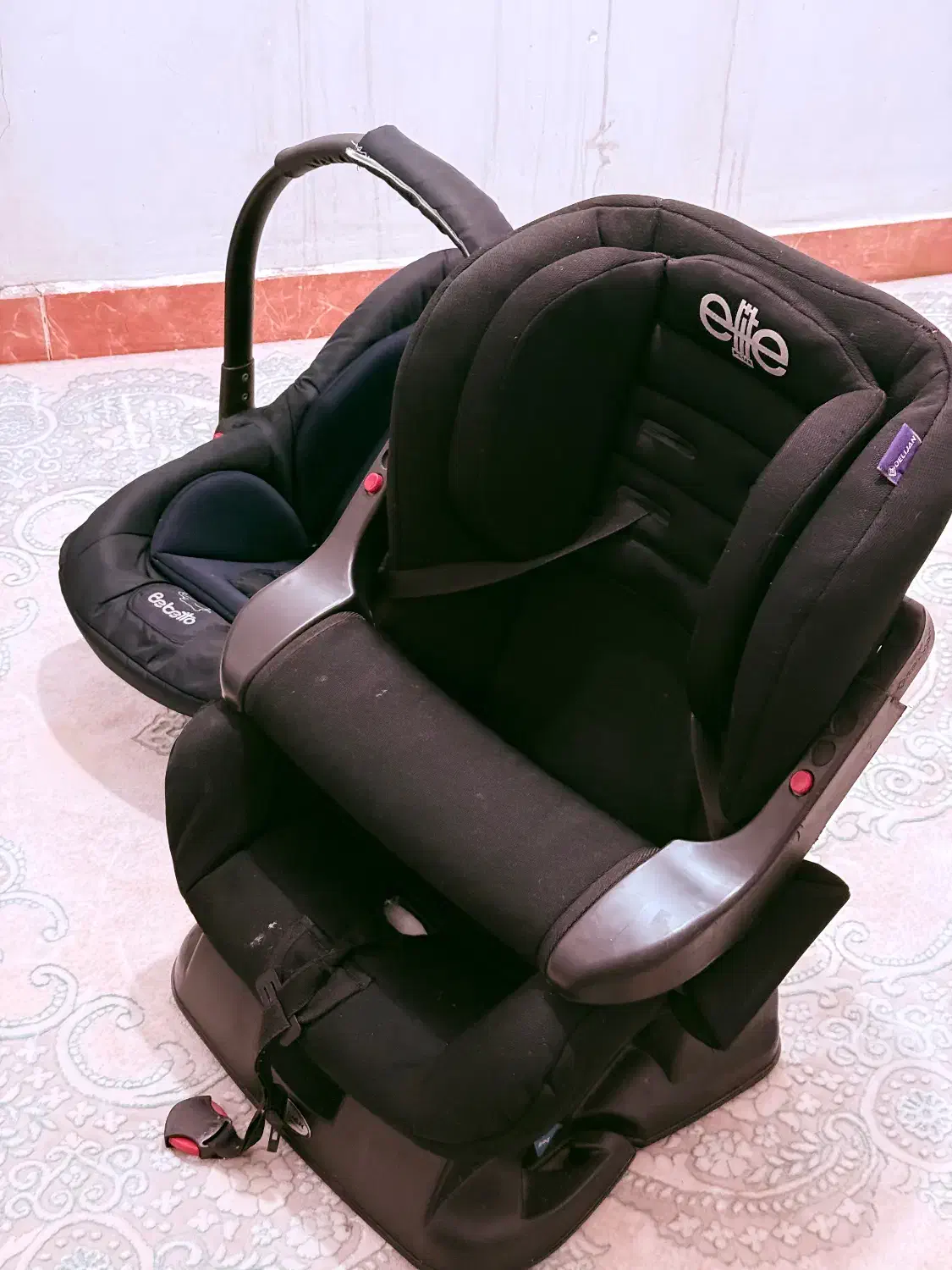 صندلی ماشین کودک و نی نی لای لای و یک روروئک|کالسکه و لوازم جانبی|بندرعباس, |دیوار