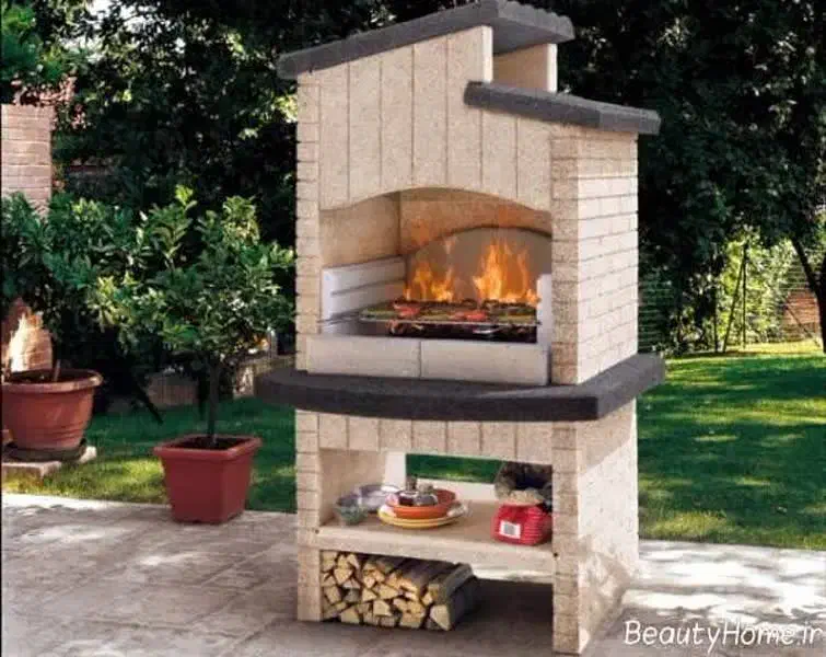 باربیکیو شومینه الاچیق|مصالح و تجهیزات ساختمان|قصرشیرین, |دیوار