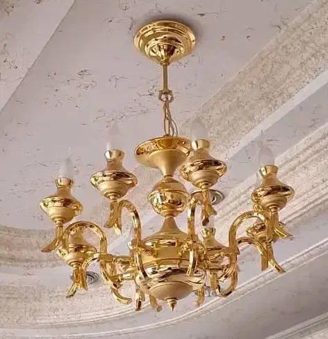 لوستر آبطلا کاری شده|لوستر و چراغ آویز|کرج, شهرک بنفشه|دیوار