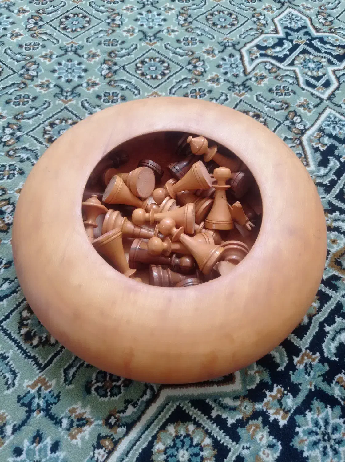 شطرنج چوبی سفارشی حرفه ای|اسباببازی|کرمانشاه, |دیوار