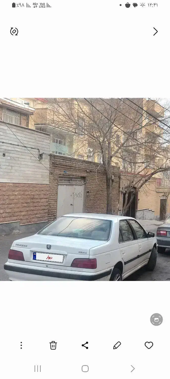 پژو پارس تیوفایو۴۰۱|خودرو سواری و وانت|تبریز, |دیوار