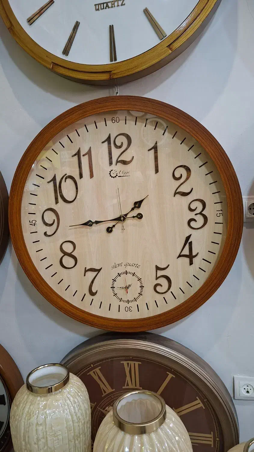 ساعت چوبی code 16|ساعت دیواری و تزئینی|کرمانشاه, |دیوار