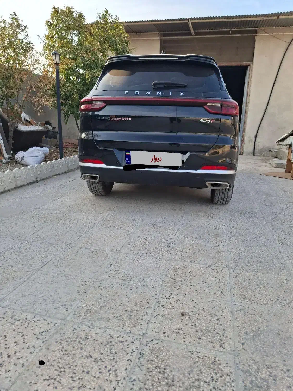 تیگو 7پرومکس تک دف رنگ مشکی بدون خط و خش|خودرو سواری و وانت|کازرون, |دیوار