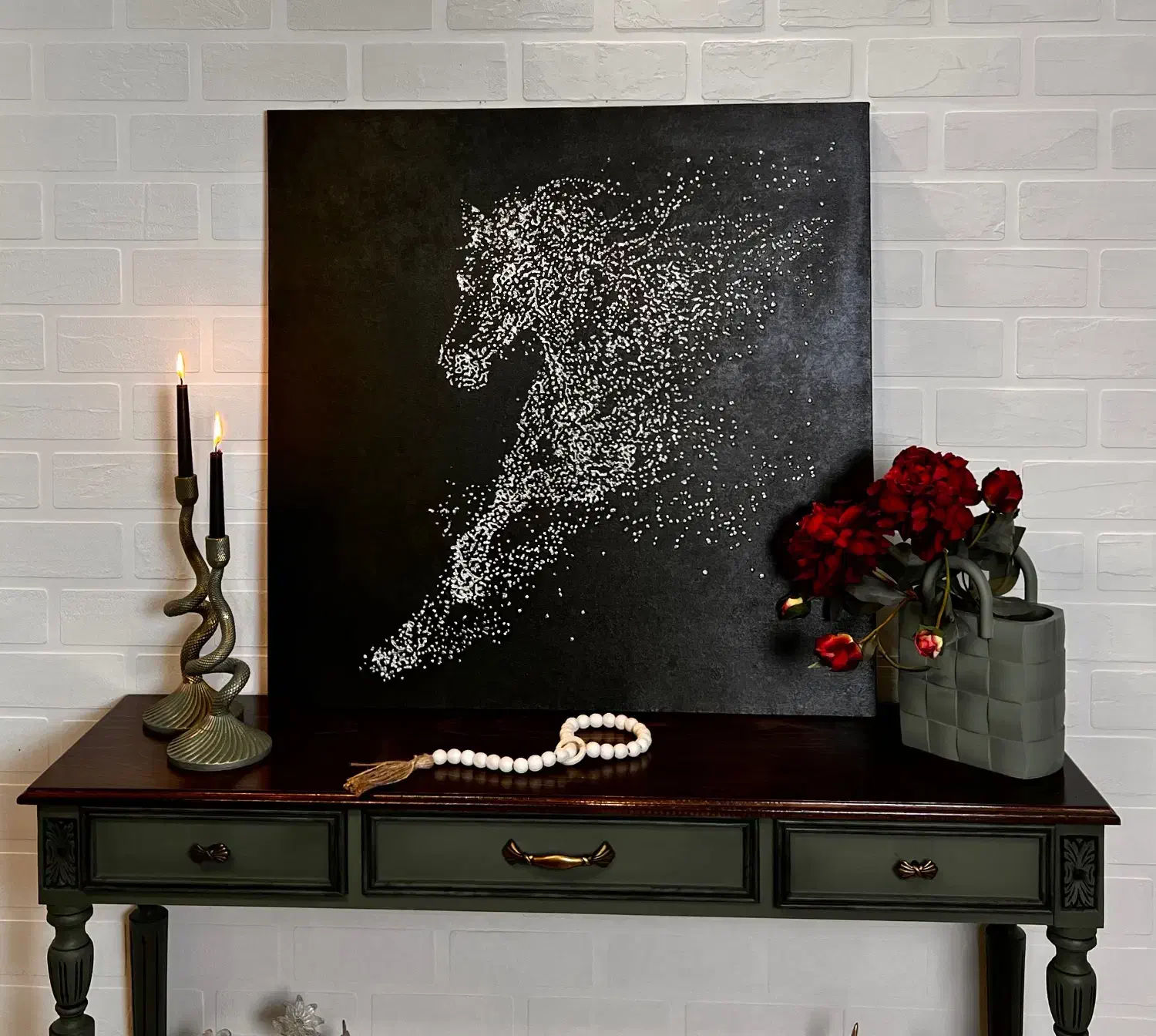 تابلو مدرن اسب تِرام|تابلو، نقاشی، عکس|تهران, شهرک غرب|دیوار