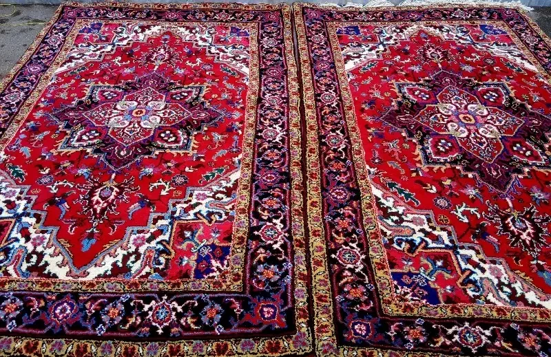 یک جفت فرش ۶ متری هریس|فرش|تبریز, |دیوار