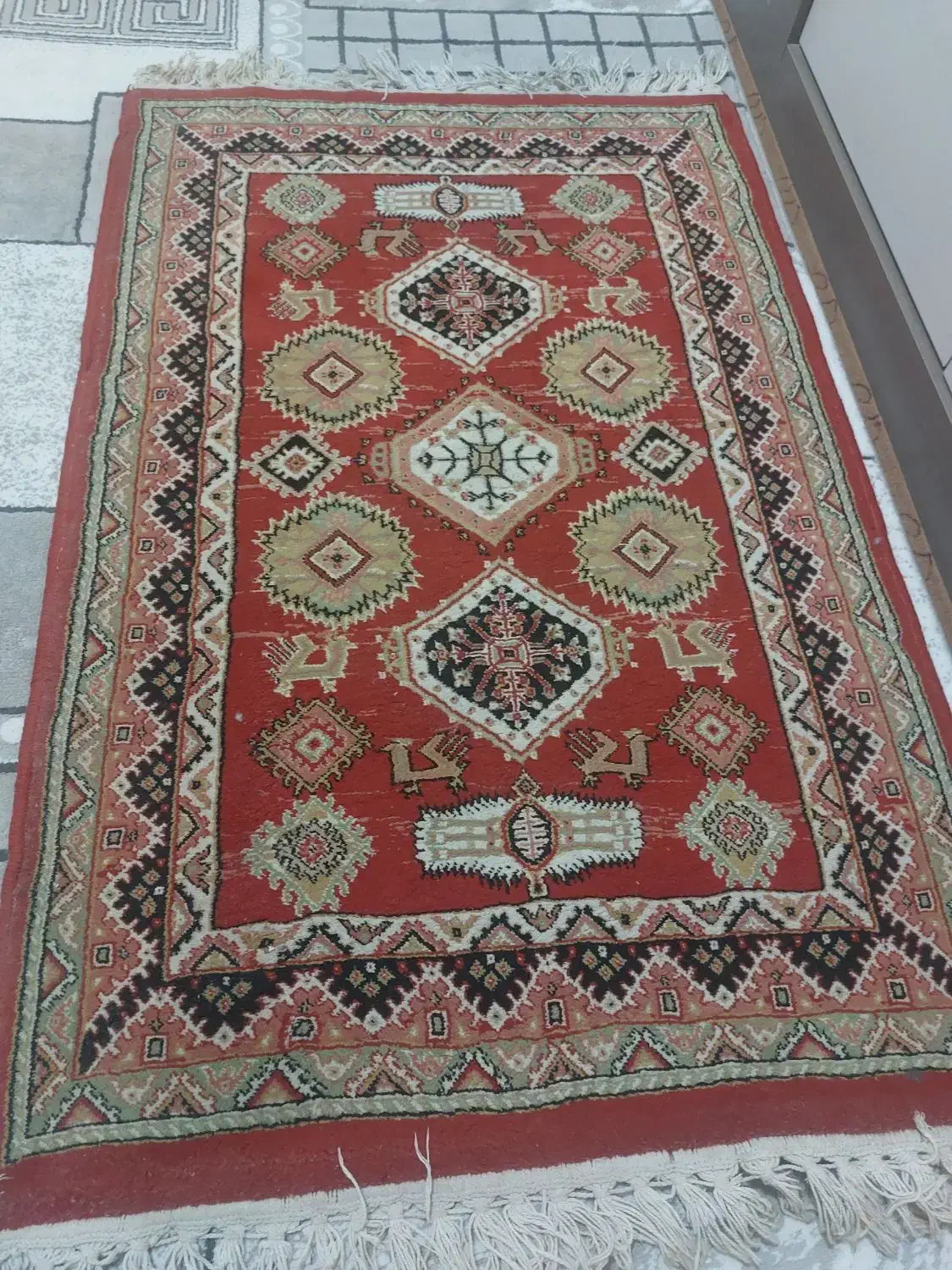 قالیچه دستباف نجف ابادی|فرش|خمینی‌شهر, |دیوار