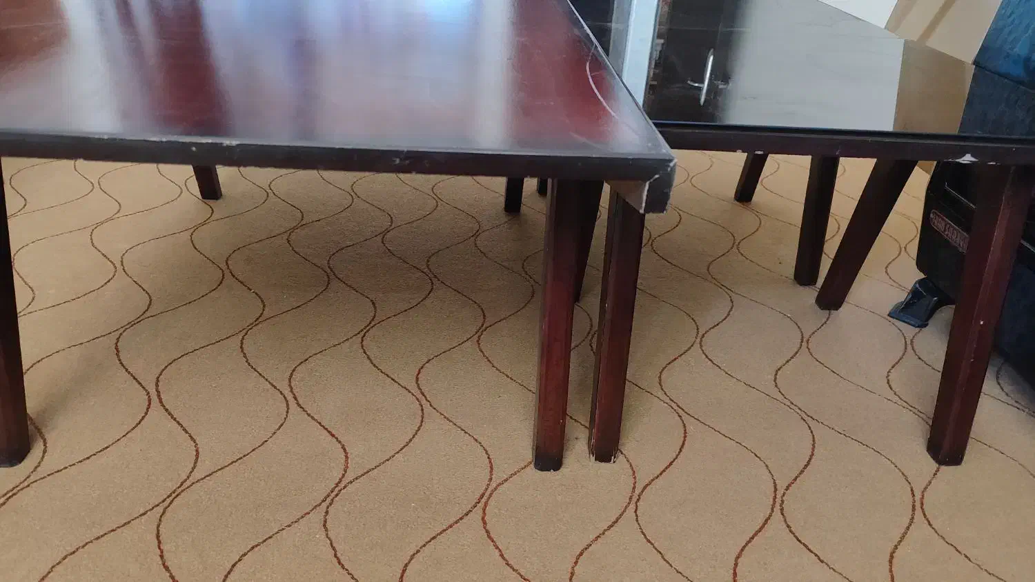 میز با دو عسلی سالم|مبلمان خانگی و میز عسلی|مبارکه, |دیوار