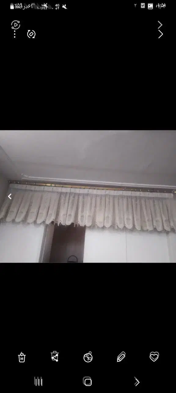 پرده|پرده، رانر، رومیزی|اسلامشهر, شهرک محمدیه|دیوار