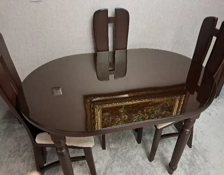 میز غذاخوری ۴ نفره|میز و صندلی غذاخوری|قم, زنبیل آباد|دیوار
