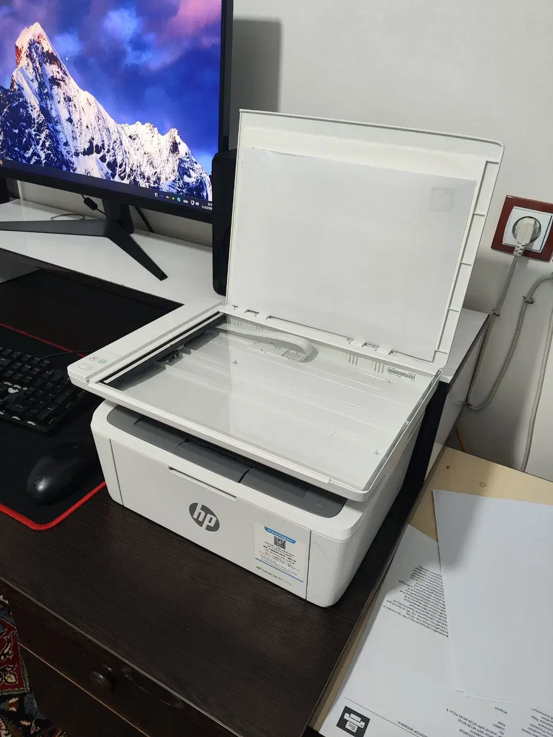 پرینتر سه کاره اچ پی mf 141a hp|پرینتر، اسکنر، کپی، فکس|اسدآباد, |دیوار