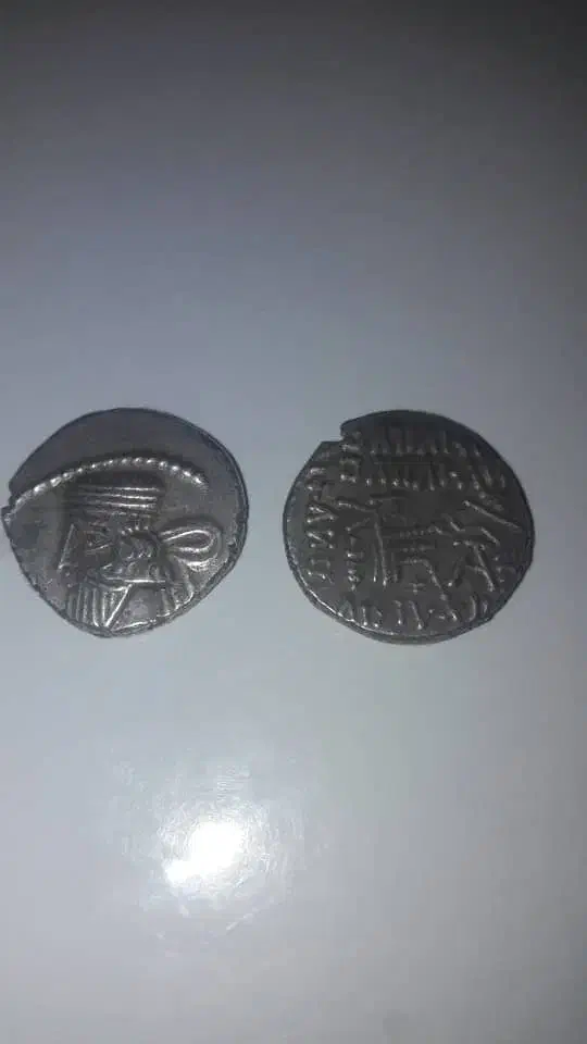 سکه قدیمی نقره اشکانیان|کلکسیون سکه، تمبر، اسکناس|اندیشه, شهرک صدف|دیوار