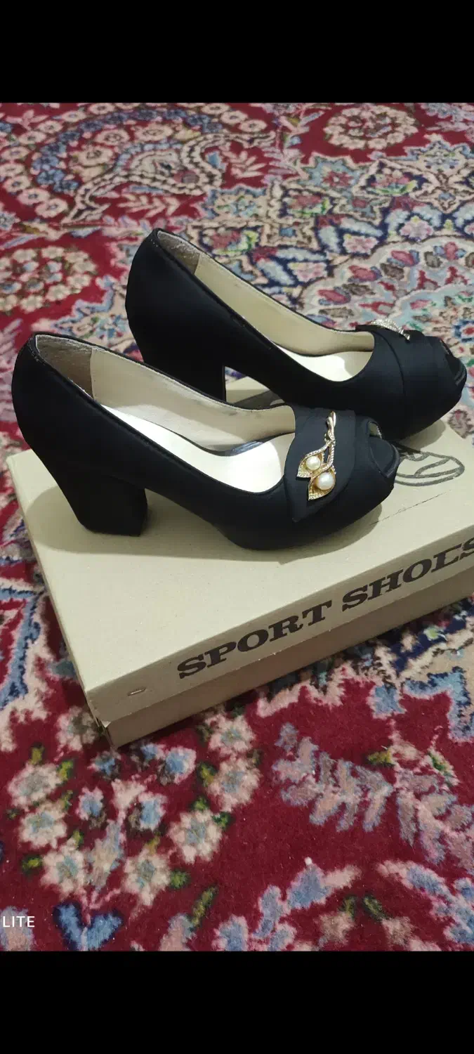 کفش مجلسی پاشنه بلند سایز ۳۷|کیف، کفش، کمربند|کرمان, |دیوار