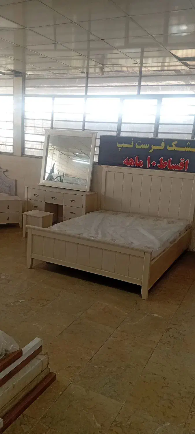 سرویس خواب رنگی تخت دراور پاتختی|تخت و سرویس خواب|مشهد, گرجی علیا|دیوار