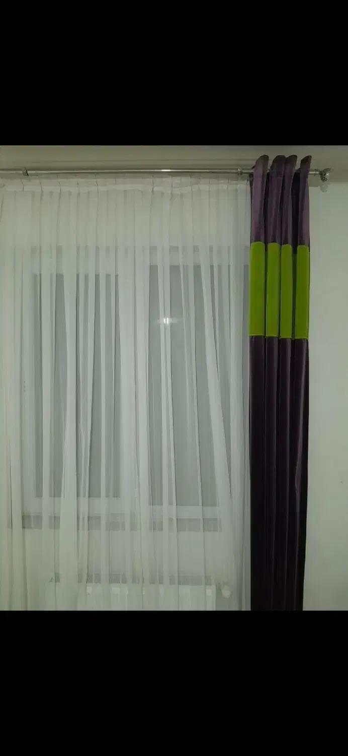 پرده قهوه ایو بنفش به ابعاد مختلف|پرده، رانر، رومیزی|رشت, شالکو|دیوار