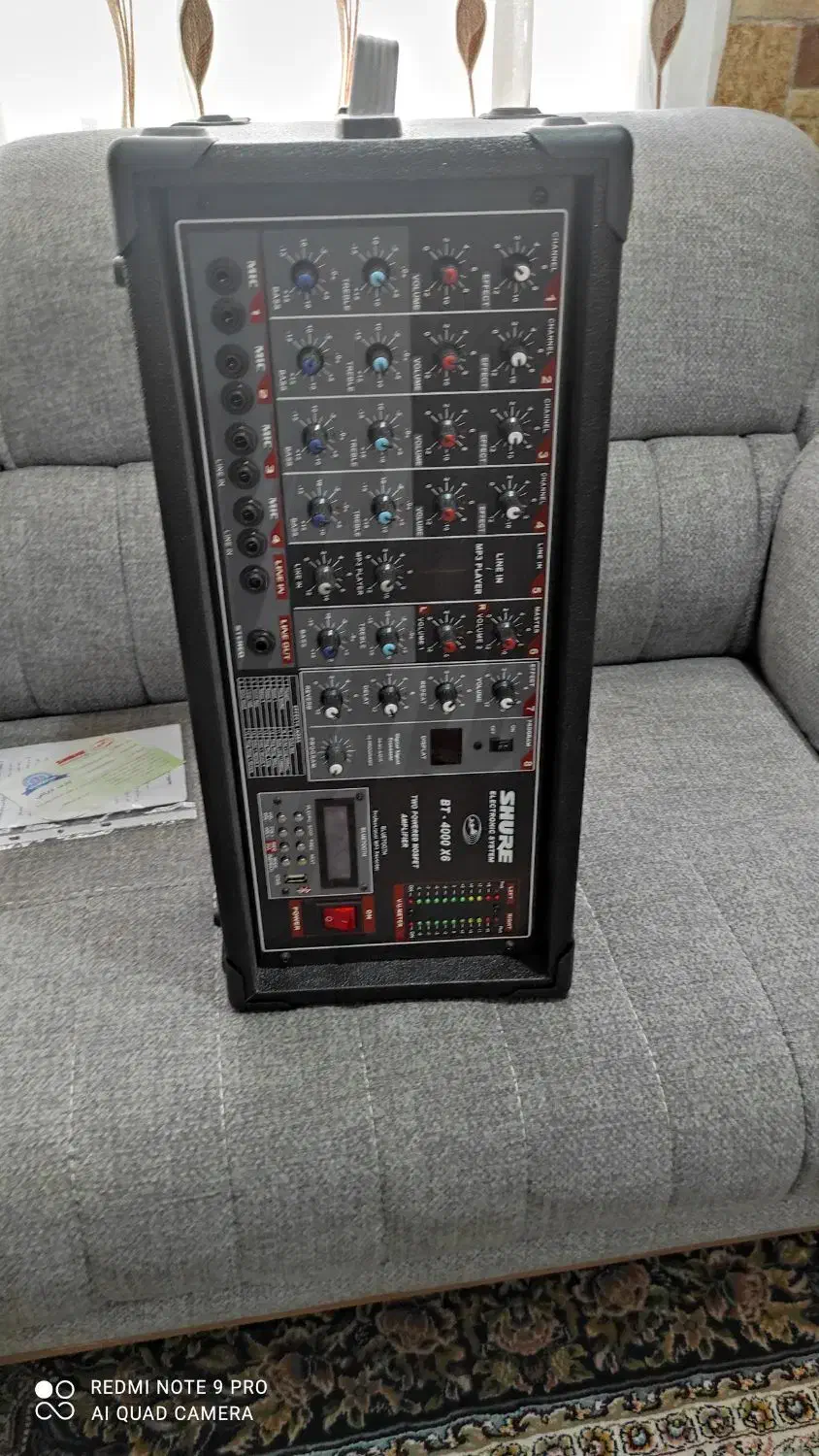 اکو امپلی میکسر شور مدل 4000|سیستم صوتی خانگی|بابل, |دیوار