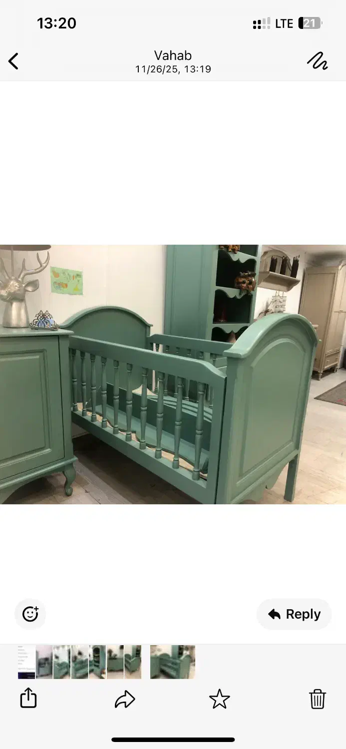 سرویس تخت کودک|تخت و سرویس خواب|گلوگاه, |دیوار