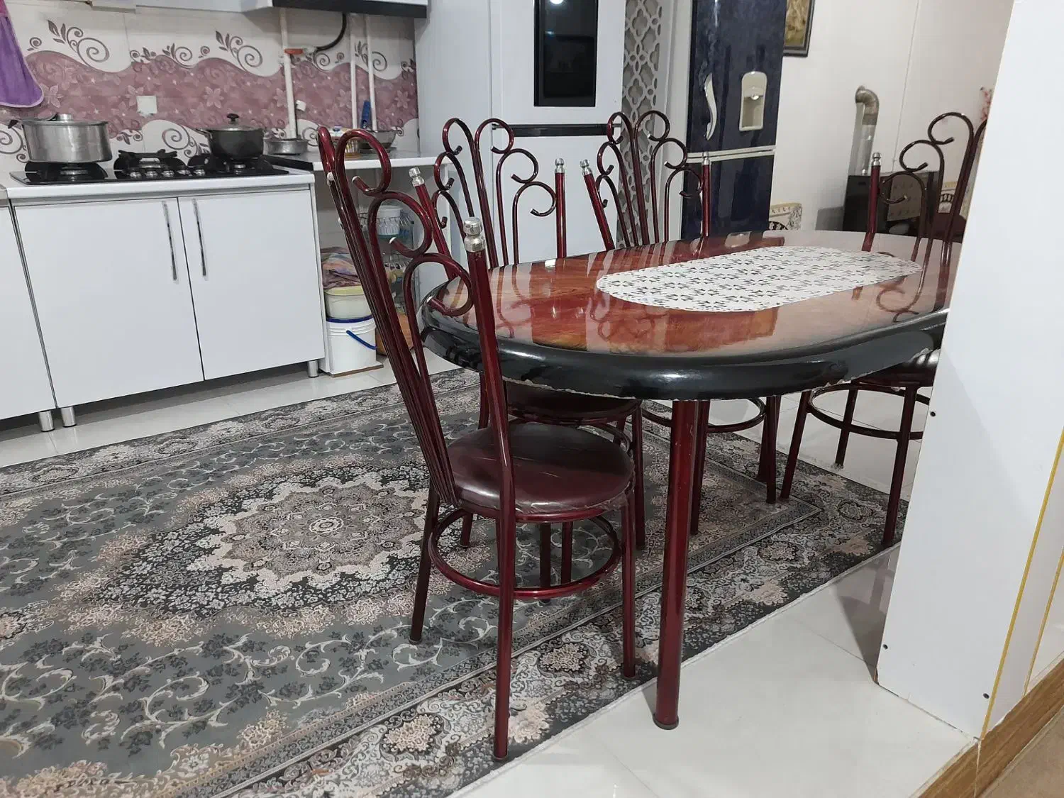 میزوصندلی ناهارخوری ۶نفره|میز و صندلی غذاخوری|خرم‌آباد, |دیوار