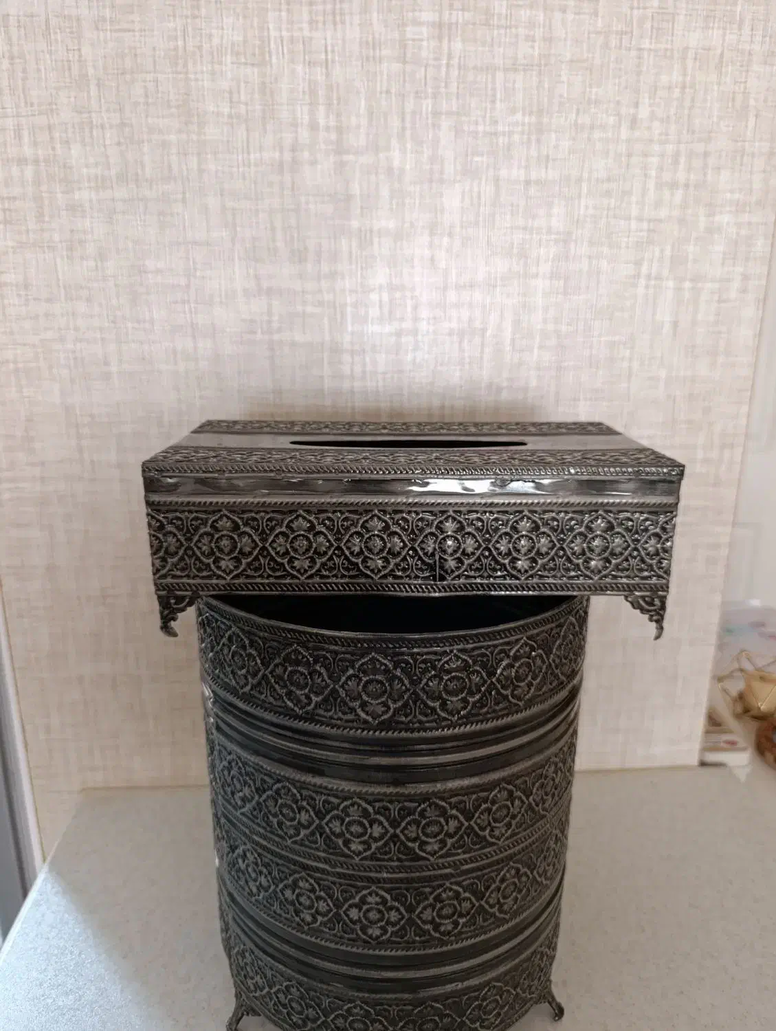 جا سطل و دستمال کاغذی|صنایع دستی و سایر لوازم تزئینی|هشتگرد, فاز ۷ مهستان|دیوار