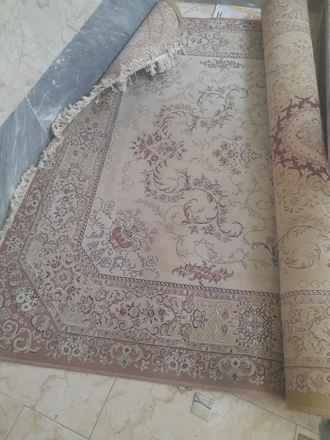 فرش ماشینی دست دو و تمیز|فرش|ساروق, |دیوار