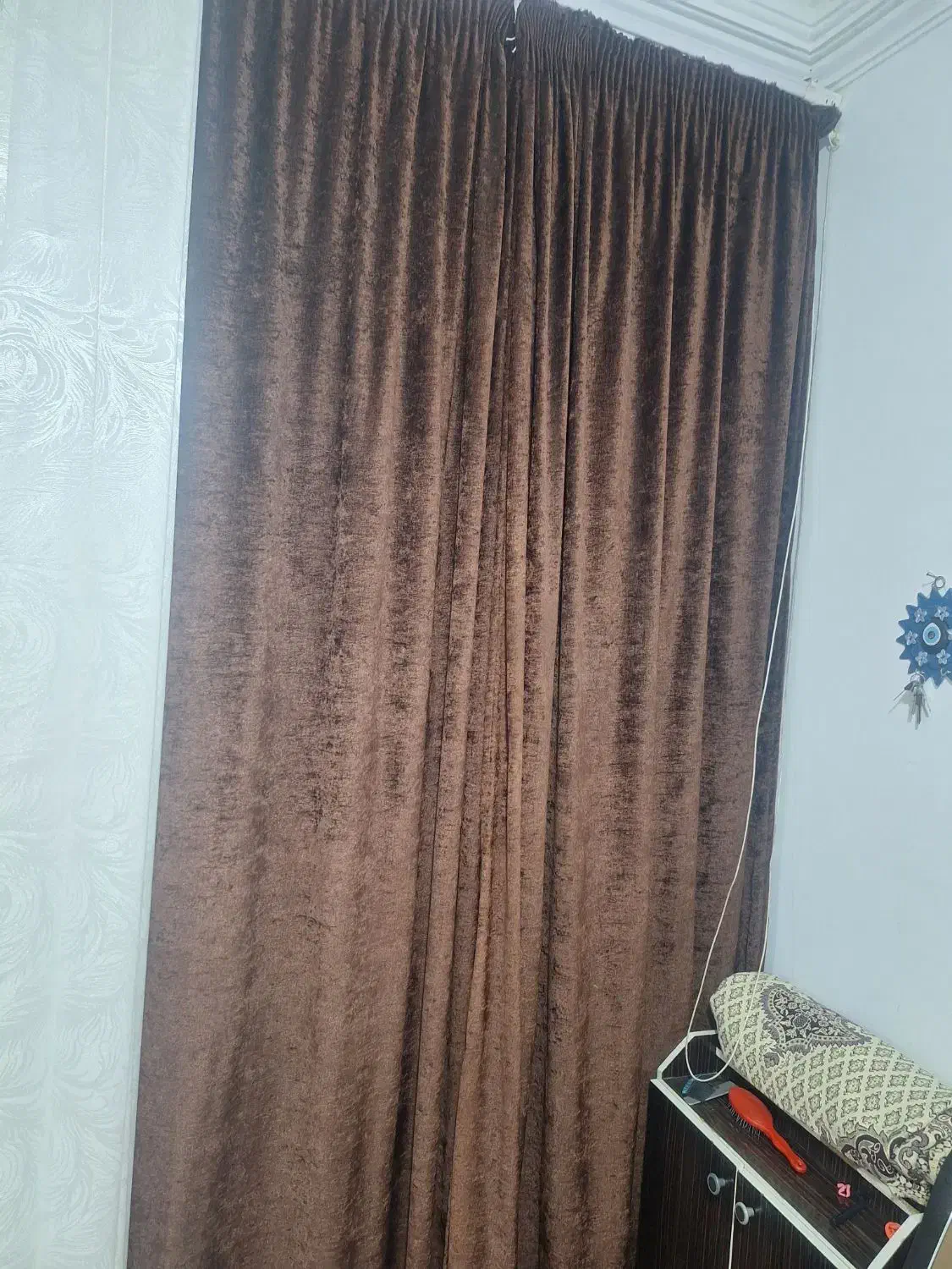 پرده مخمل درحد نو|پرده، رانر، رومیزی|تربت‌حیدریه, پایانه مسافربری تربت حیدریه|دیوار