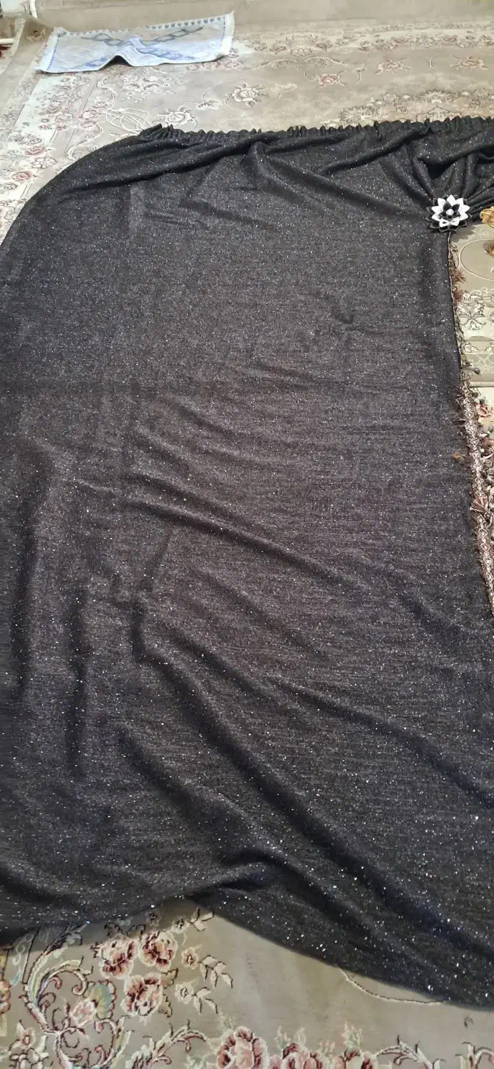 دوعدد پرده قهوه ای سالم درحد|پرده، رانر، رومیزی|تهران, اتابک|دیوار